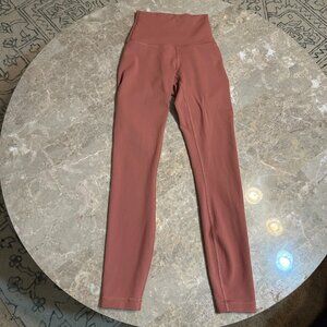 Lululemon high rise- Align rose women's leggings- 0
